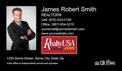 Realtyusa-Business-Card-Compact-With-Medium-Photo-TH19B-P1-L1-D3-Black