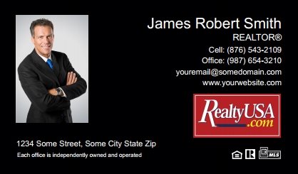 Realtyusa-Business-Card-Compact-With-Medium-Photo-TH20B-P1-L1-D3-Black