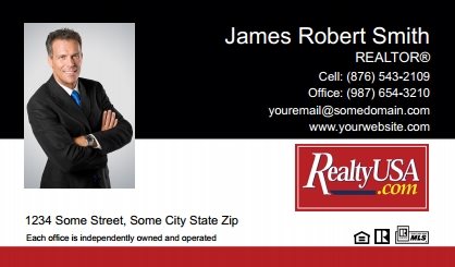 Realtyusa-Business-Card-Compact-With-Medium-Photo-TH20C-P1-L1-D1-Red-Black-White