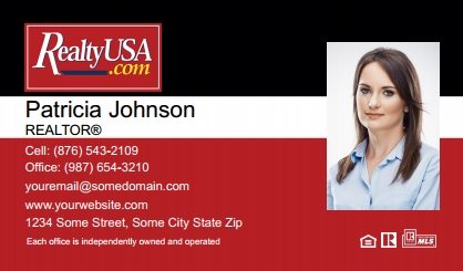 Realtyusa-Business-Card-Compact-With-Medium-Photo-TH24C-P2-L1-D3-Black-Red-White