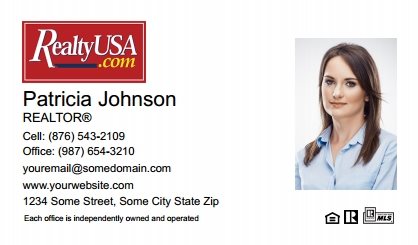 Realtyusa-Business-Card-Compact-With-Medium-Photo-TH24W-P2-L1-D1-White
