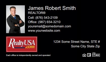 Realtyusa-Business-Card-Compact-With-Small-Photo-TH04B-P1-L1-D3-Black