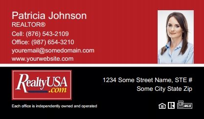 Realtyusa-Business-Card-Compact-With-Small-Photo-TH05C-P2-L1-D3-Black-Red-White