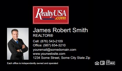 Realtyusa-Business-Card-Compact-With-Small-Photo-TH13B-P1-L1-D3-Black