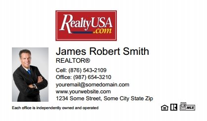 Realtyusa-Business-Card-Compact-With-Small-Photo-TH13W-P1-L1-D1-White