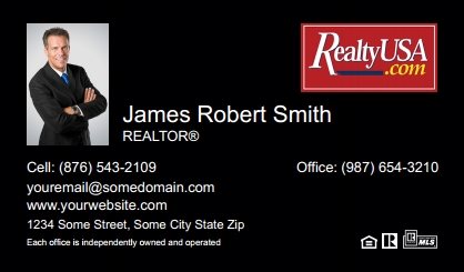 Realtyusa-Business-Card-Compact-With-Small-Photo-TH14B-P1-L1-D3-Black