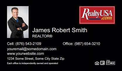 Realtyusa-Business-Card-Compact-With-Small-Photo-TH15B-P1-L1-D3-Black