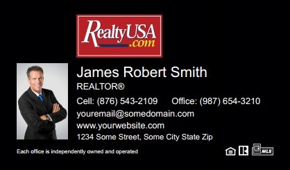 Realtyusa-Business-Card-Compact-With-Small-Photo-TH16B-P1-L1-D3-Black