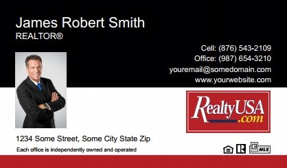 Realtyusa-Business-Card-Compact-With-Small-Photo-TH21C-P1-L1-D1-Red-Black-White