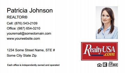 Realtyusa-Business-Card-Compact-With-Small-Photo-TH23W-P2-L1-D1-White
