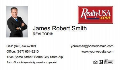 Realtyusa-Business-Card-Compact-With-Small-Photo-TH25W-P1-L1-D1-White