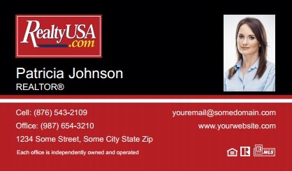 Realtyusa-Business-Card-Compact-With-Small-Photo-TH26C-P2-L1-D3-Black-Red-White