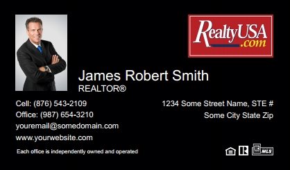 Realtyusa-Business-Card-Compact-With-Small-Photo-TH27B-P1-L1-D3-Black