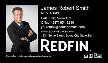Redfin-Business-Card-Compact-With-Full-Photo-TH07B-P1-L3-D3-Black