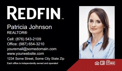 Redfin Business Card Labels RI-BCL-005