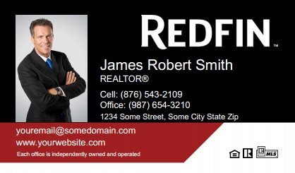Redfin-Business-Card-Compact-With-Medium-Photo-TH17C-P1-L3-D1-Black-Red-White