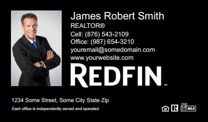 Redfin-Business-Card-Compact-With-Medium-Photo-TH19B-P1-L3-D3-Black