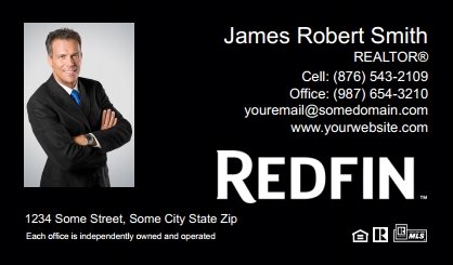 Redfin-Business-Card-Compact-With-Medium-Photo-TH20B-P1-L3-D3-Black