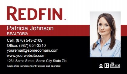 Redfin-Business-Card-Compact-With-Medium-Photo-TH24C-P2-L1-D3-Black-Red-White