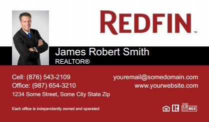 Redfin-Business-Card-Compact-With-Small-Photo-TH01C-P1-L1-D3-Red-Black-White