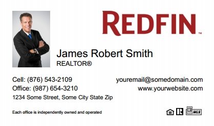 Redfin-Business-Card-Compact-With-Small-Photo-TH01W-P1-L1-D1-White