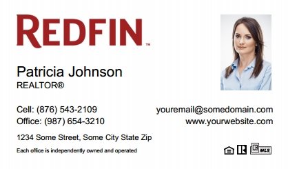 Redfin-Business-Card-Compact-With-Small-Photo-TH02W-P2-L1-D1-White
