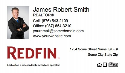 Redfin-Business-Card-Compact-With-Small-Photo-TH04W-P1-L1-D1-White