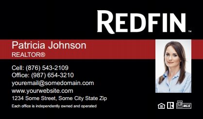 Redfin-Business-Card-Compact-With-Small-Photo-TH06C-P2-L3-D3-Black-Red