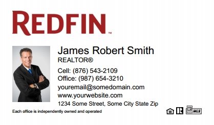 Redfin-Business-Card-Compact-With-Small-Photo-TH12W-P1-L1-D1-White