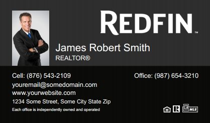 Redfin-Business-Card-Compact-With-Small-Photo-TH14C-P1-L3-D3-Black-Others