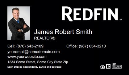 Redfin-Business-Card-Compact-With-Small-Photo-TH15B-P1-L3-D3-Black