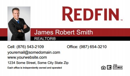 Redfin-Business-Card-Compact-With-Small-Photo-TH15C-P1-L1-D1-Black-Red-White