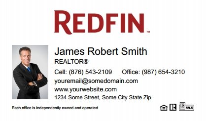 Redfin-Business-Card-Compact-With-Small-Photo-TH16W-P1-L1-D1-White