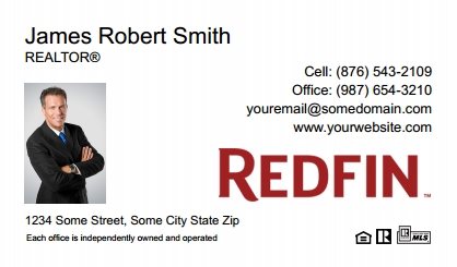 Redfin-Business-Card-Compact-With-Small-Photo-TH21W-P1-L1-D1-White