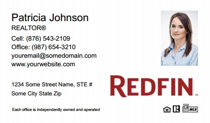 Redfin-Business-Card-Compact-With-Small-Photo-TH23W-P2-L1-D1-White