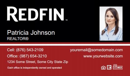 Redfin-Business-Card-Compact-With-Small-Photo-TH26C-P2-L3-D3-Black-Red-White