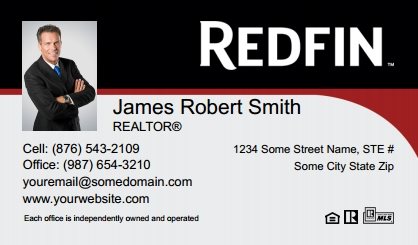 Redfin-Business-Card-Compact-With-Small-Photo-TH27C-P1-L3-D1-Black-Red-Others