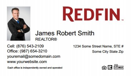 Redfin-Business-Card-Compact-With-Small-Photo-TH27W-P1-L1-D1-White