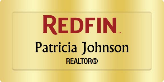 Redfin Name Badges Golden (W:3