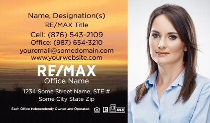 Remax-Business-Card-Compact-With-Full-Photo-TH24-P2-L3-D3-Sunset
