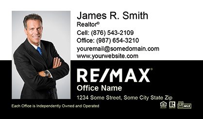 Remax-Business-Card-Compact-With-Full-Photo-TH3-P1-L3-D3-Black-White