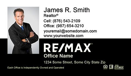 Remax-Business-Card-Compact-With-Medium-Photo-TH3-P1-L3-D3-Black-White