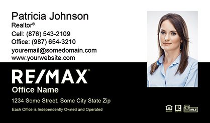Remax-Business-Card-Compact-With-Medium-Photo-TH3-P2-L3-D3-Black-White