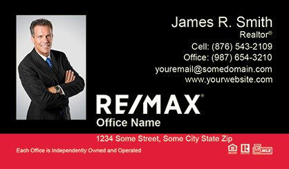 Remax-Business-Card-Compact-With-Medium-Photo-TH4-P1-L3-D3-Red-Black