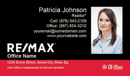 Remax-Business-Card-Compact-With-Medium-Photo-TH4-P2-L3-D3-Red-Black