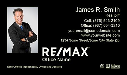 Remax-Business-Card-Compact-With-Medium-Photo-TH5-P1-L3-D3-Black