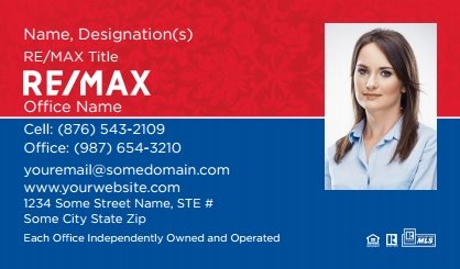 Remax-Business-Card-Compact-With-Medium-Photo-TH53-P2-L3-D3-Red-Blue-White