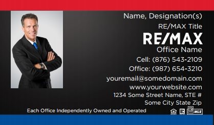 Remax-Business-Card-Compact-With-Medium-Photo-TH54-P1-L3-D3-Black-Red