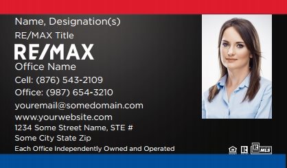 Remax-Business-Card-Compact-With-Medium-Photo-TH54-P2-L3-D3-Black-Red