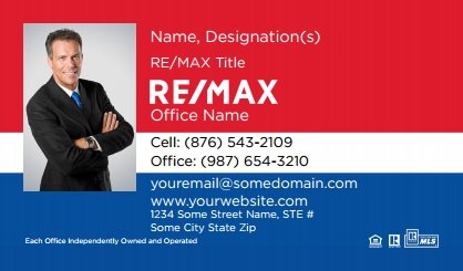 Remax-Business-Card-Compact-With-Medium-Photo-TH55-P1-L3-D3-Red-Blue-White